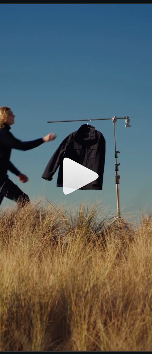 Canada Goose Micro Climates SS25 Instagram video post - wind scene
